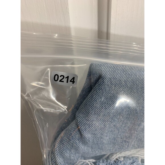 SO GOODS FOR LIFE 13/31W Highest Rise Baggy Dad Jeans Distressed Destroyed Crop - Picture 12 of 12